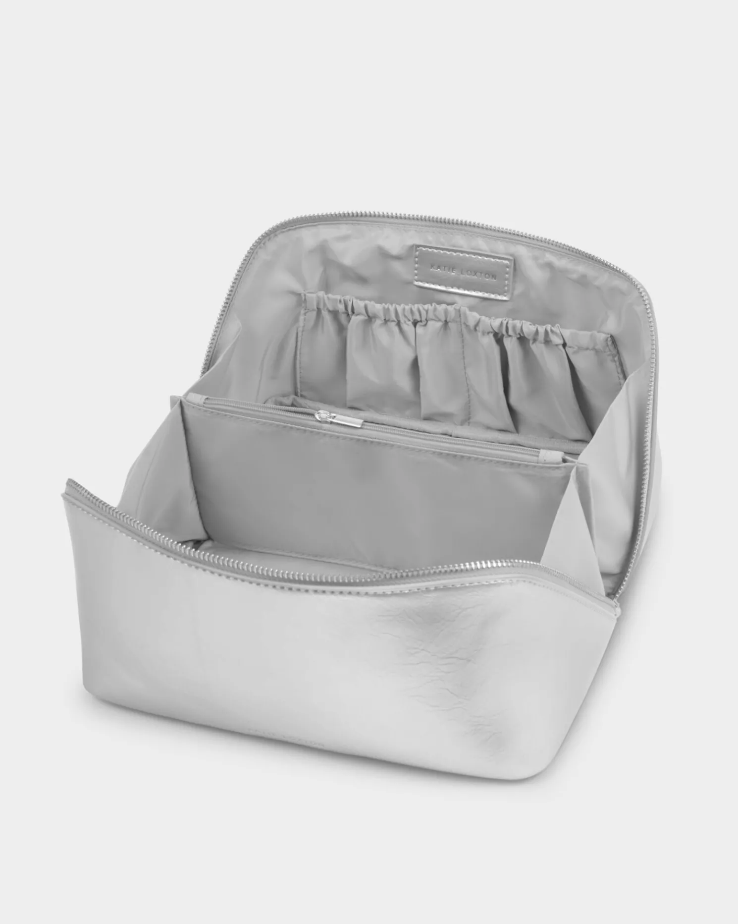 Patent Crackle Large Makeup & Wash Bag