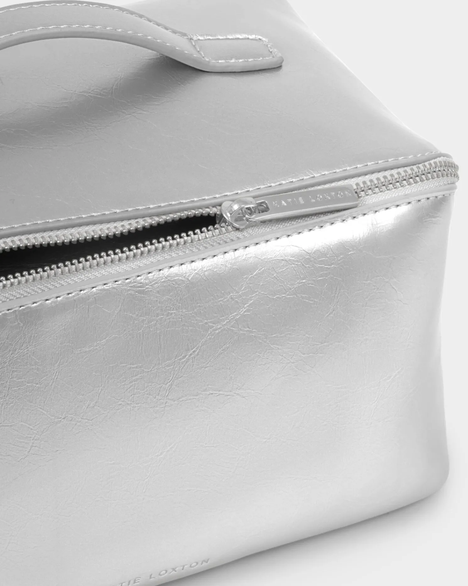 Patent Crackle Large Makeup & Wash Bag