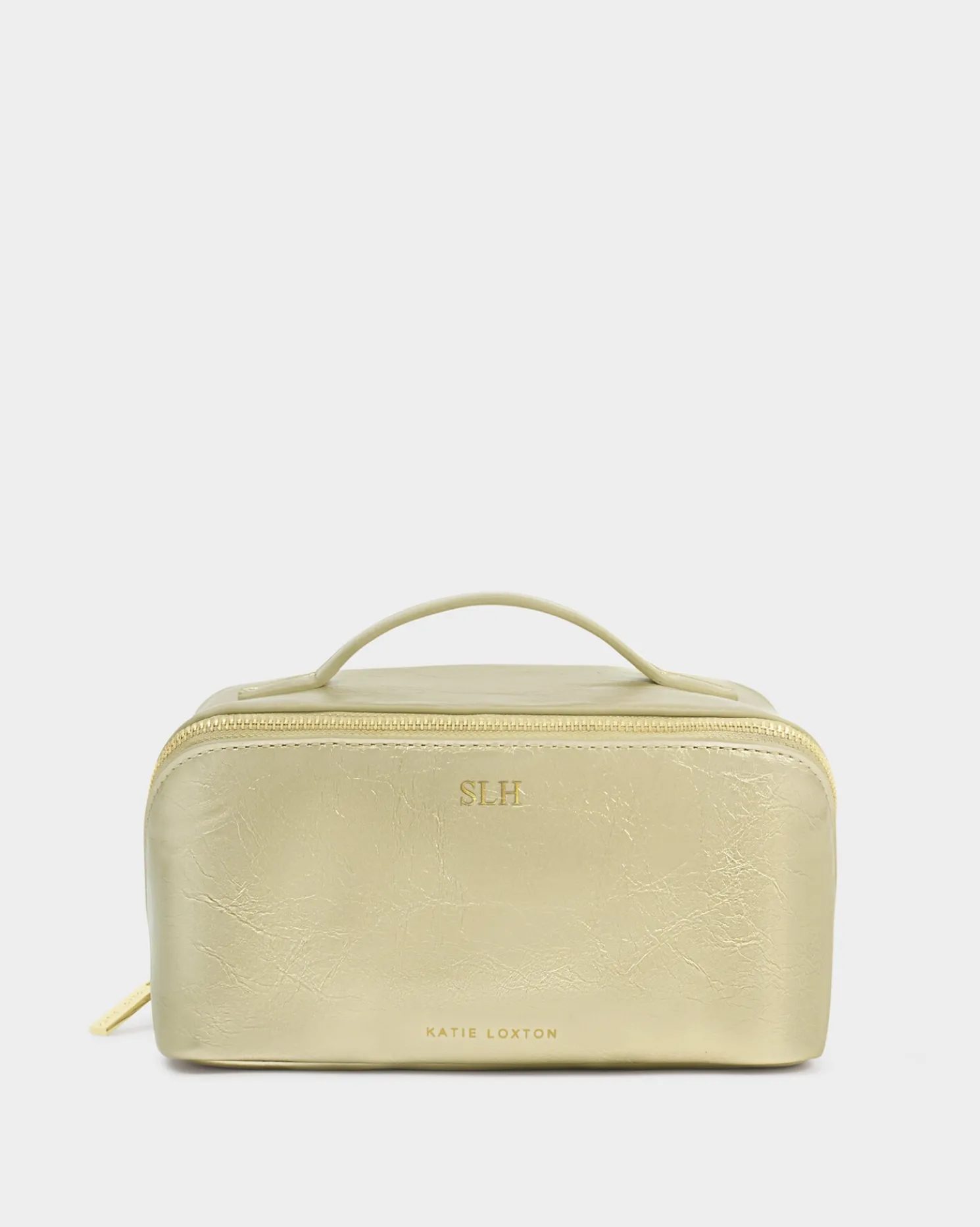 Patent Crackle Medium Makeup & Wash Bag