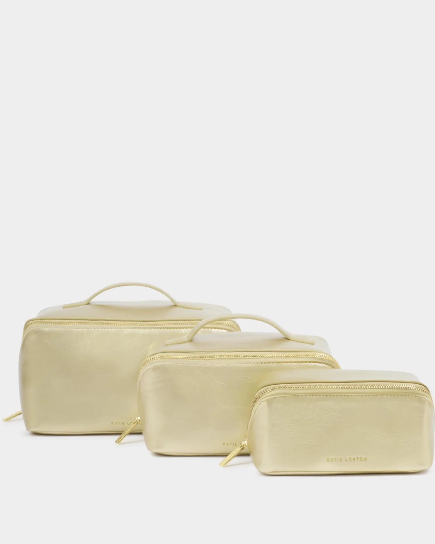 Patent Crackle Medium Makeup & Wash Bag