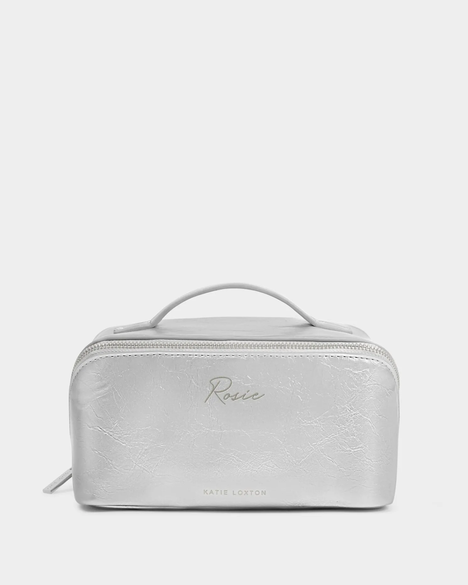 Patent Crackle Medium Makeup & Wash Bag