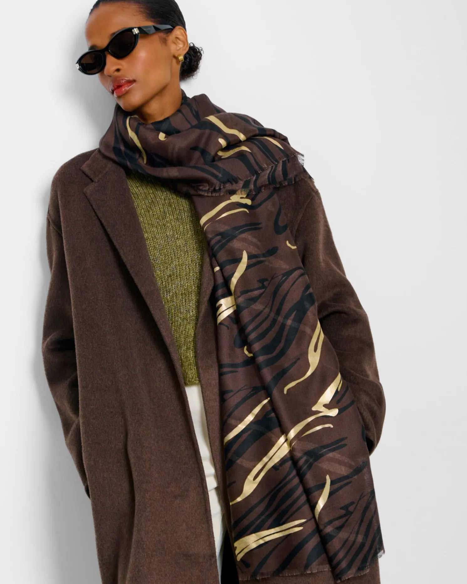 Printed Foil Scarf
