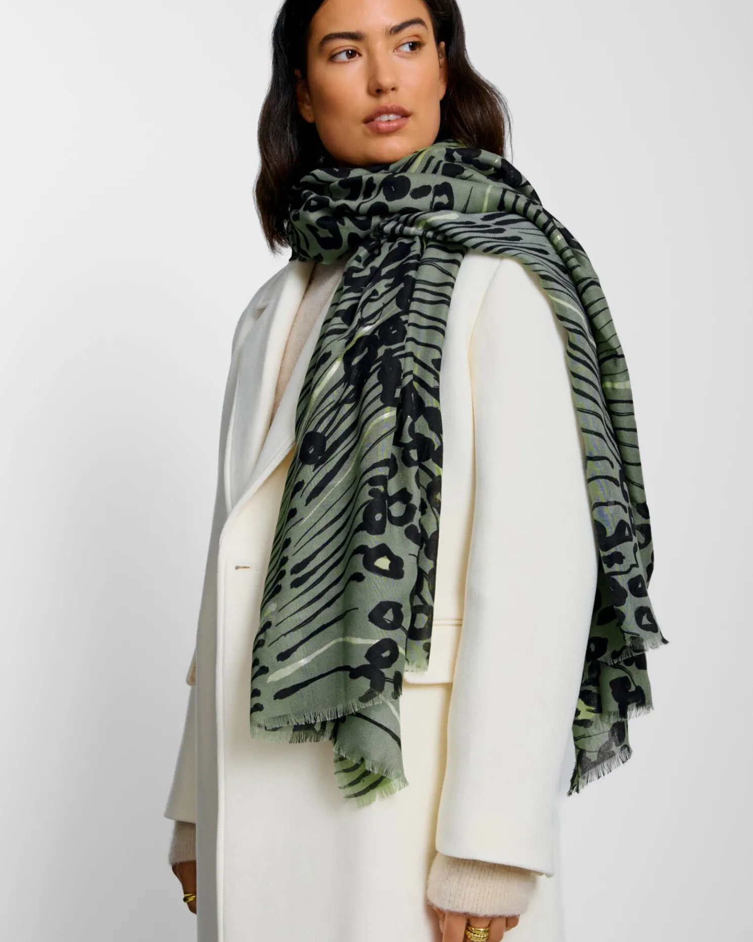 Printed Foil Scarf