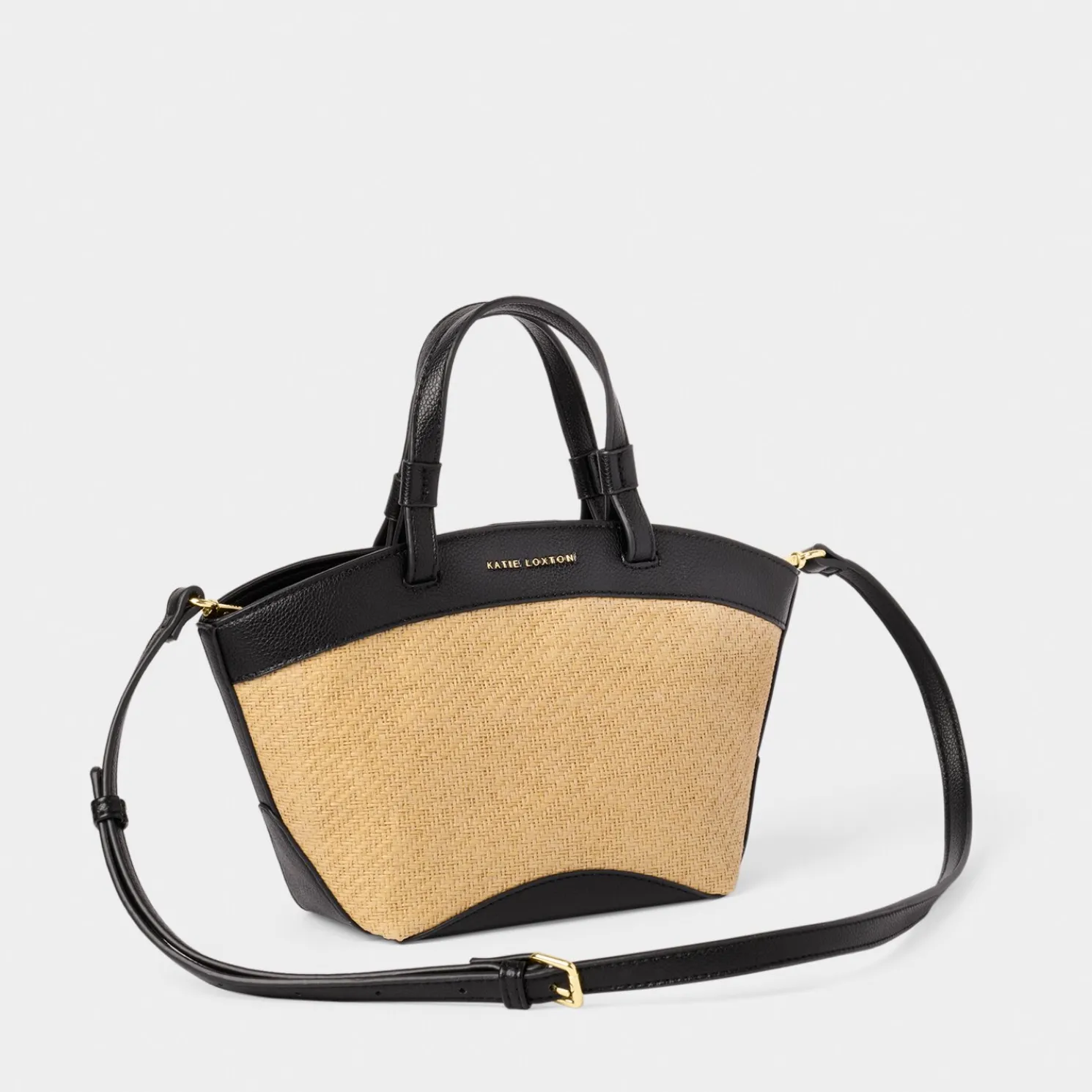 Riviera Raffia Mini Tote Bag