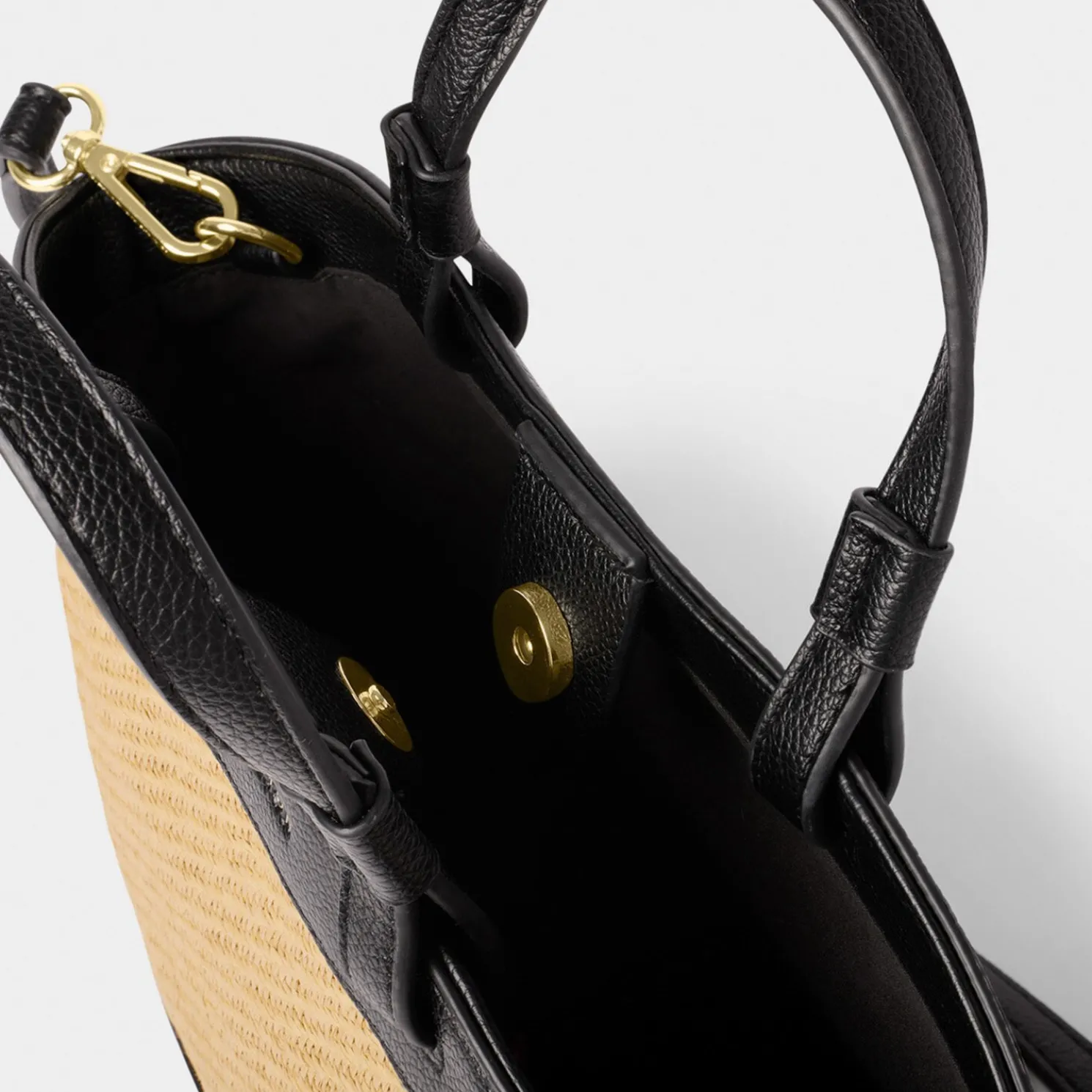 Riviera Raffia Mini Tote Bag