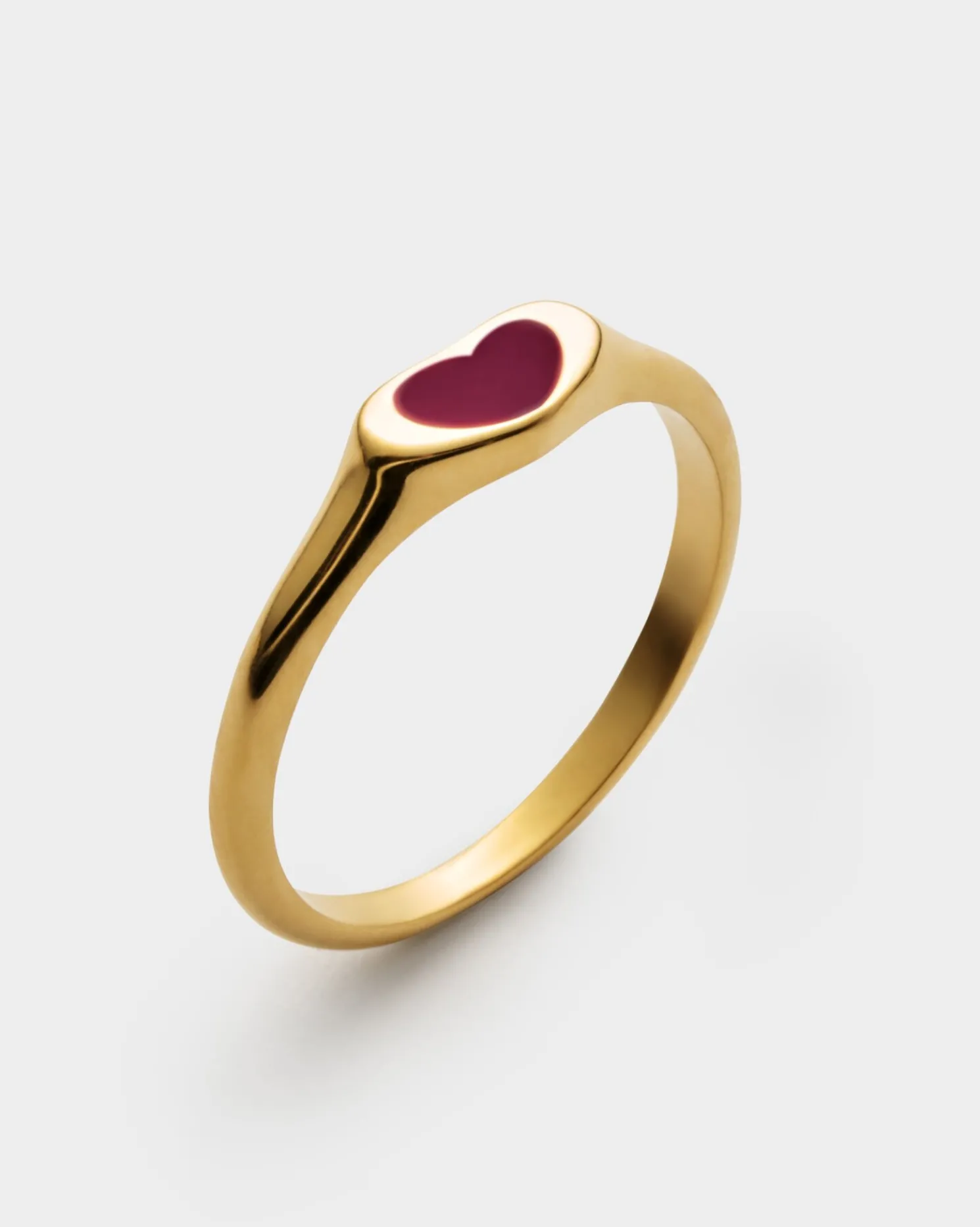Rouge Waterproof Gold Heart Ring