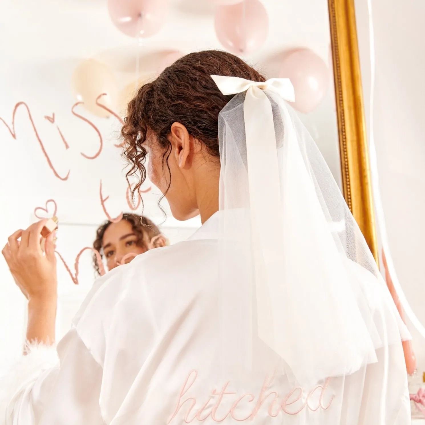 Satin Bow Veil