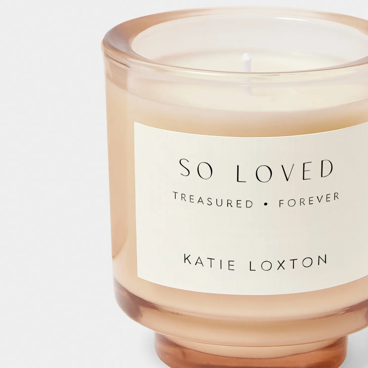 Sentiment Candle 'So Loved'