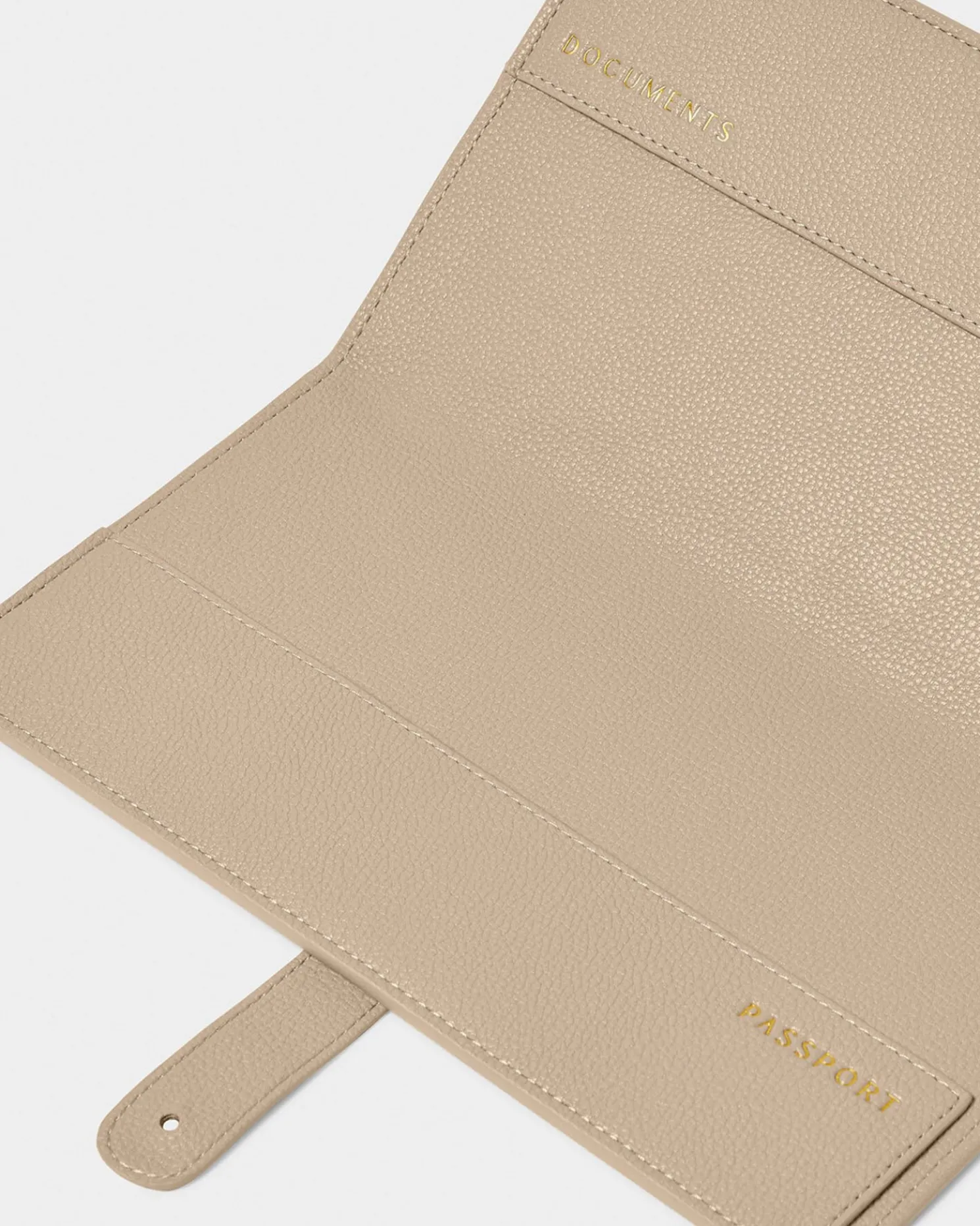 Sentiment Travel Wallet 'Adventure Memories Happiness' in Light Taupe