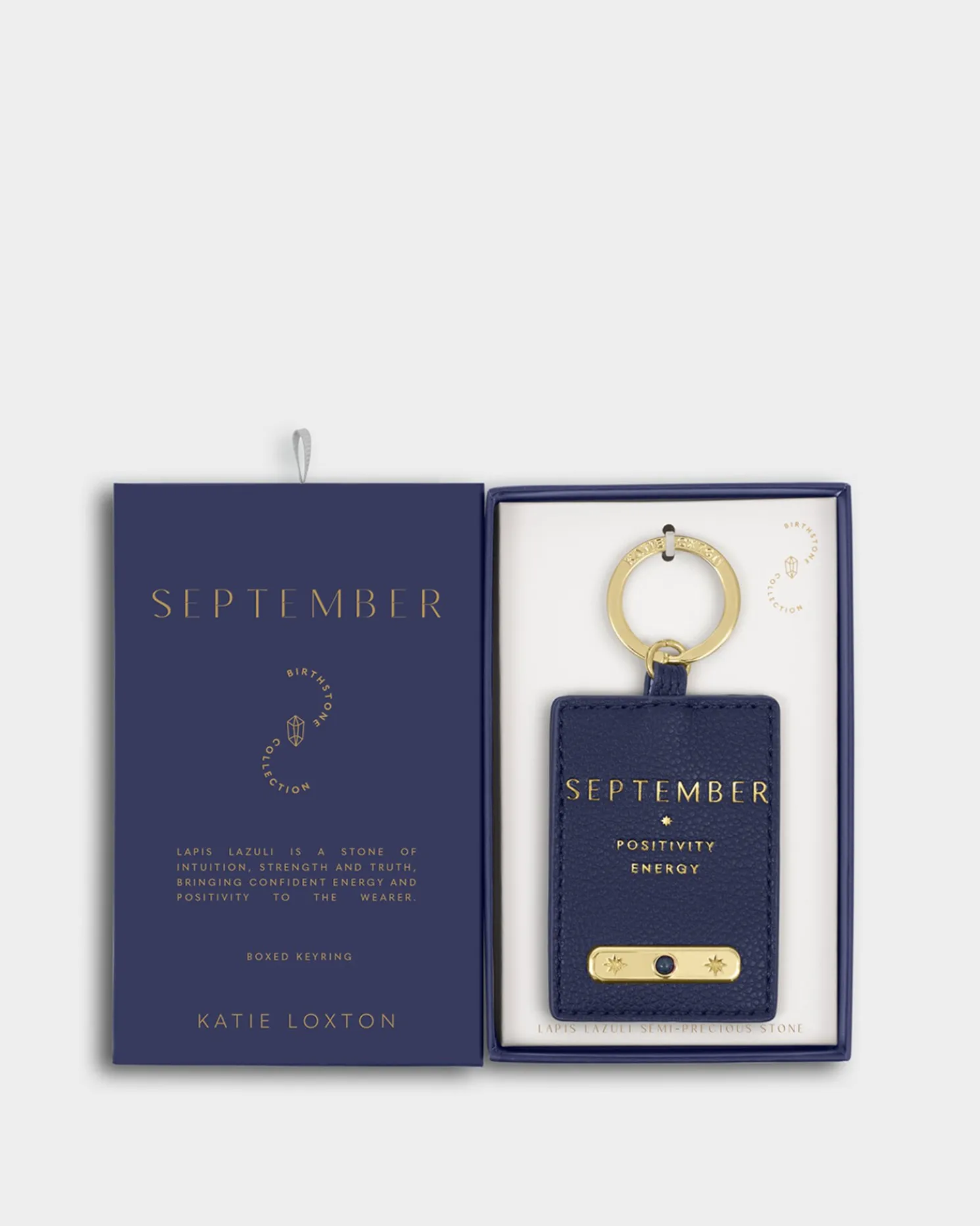 September' Birthstone Keyring