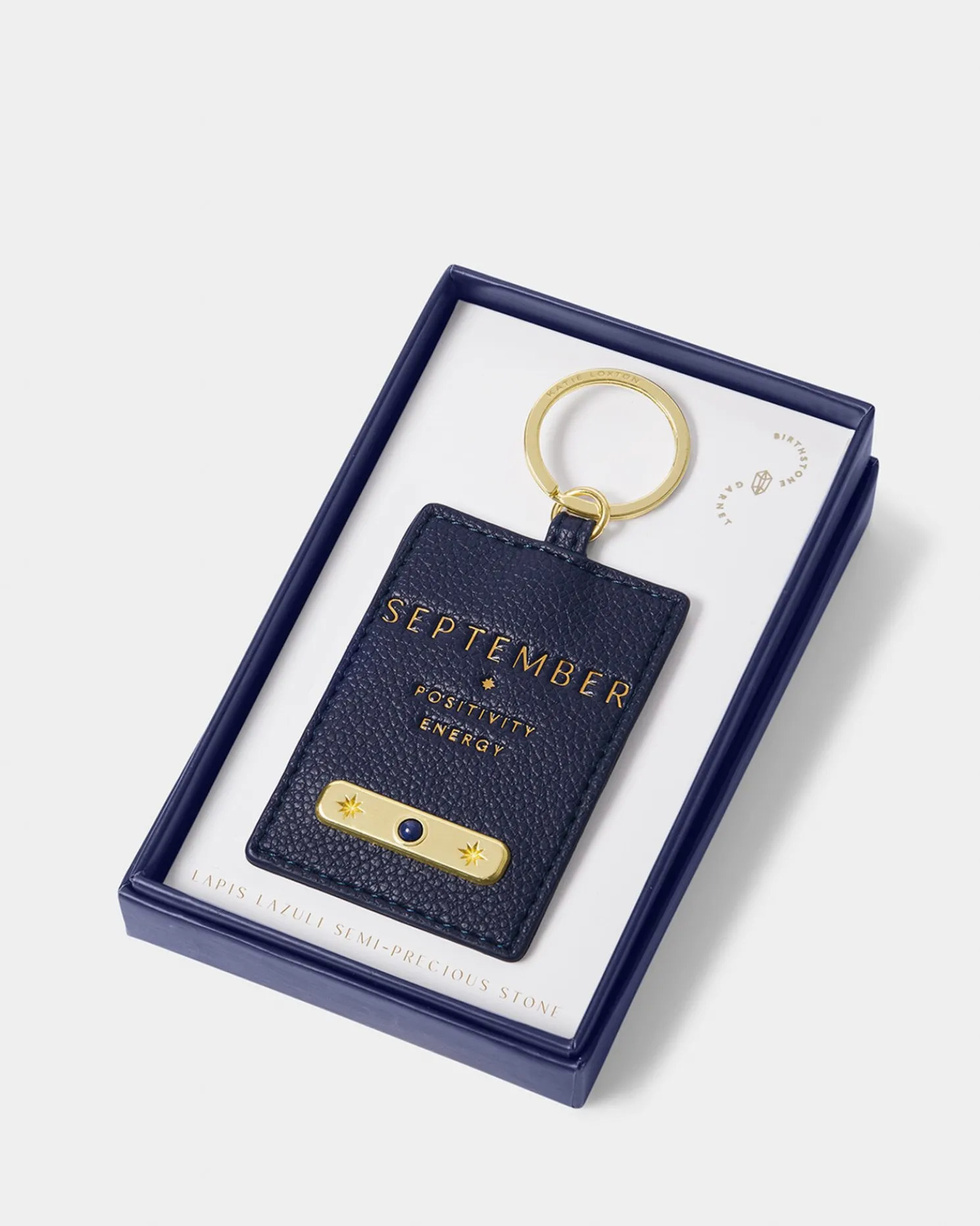 September' Birthstone Keyring