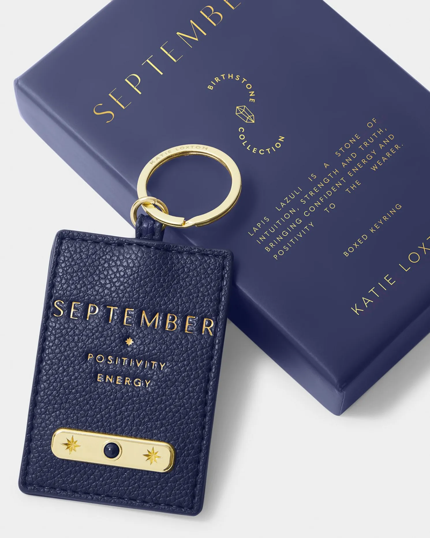 September' Birthstone Keyring