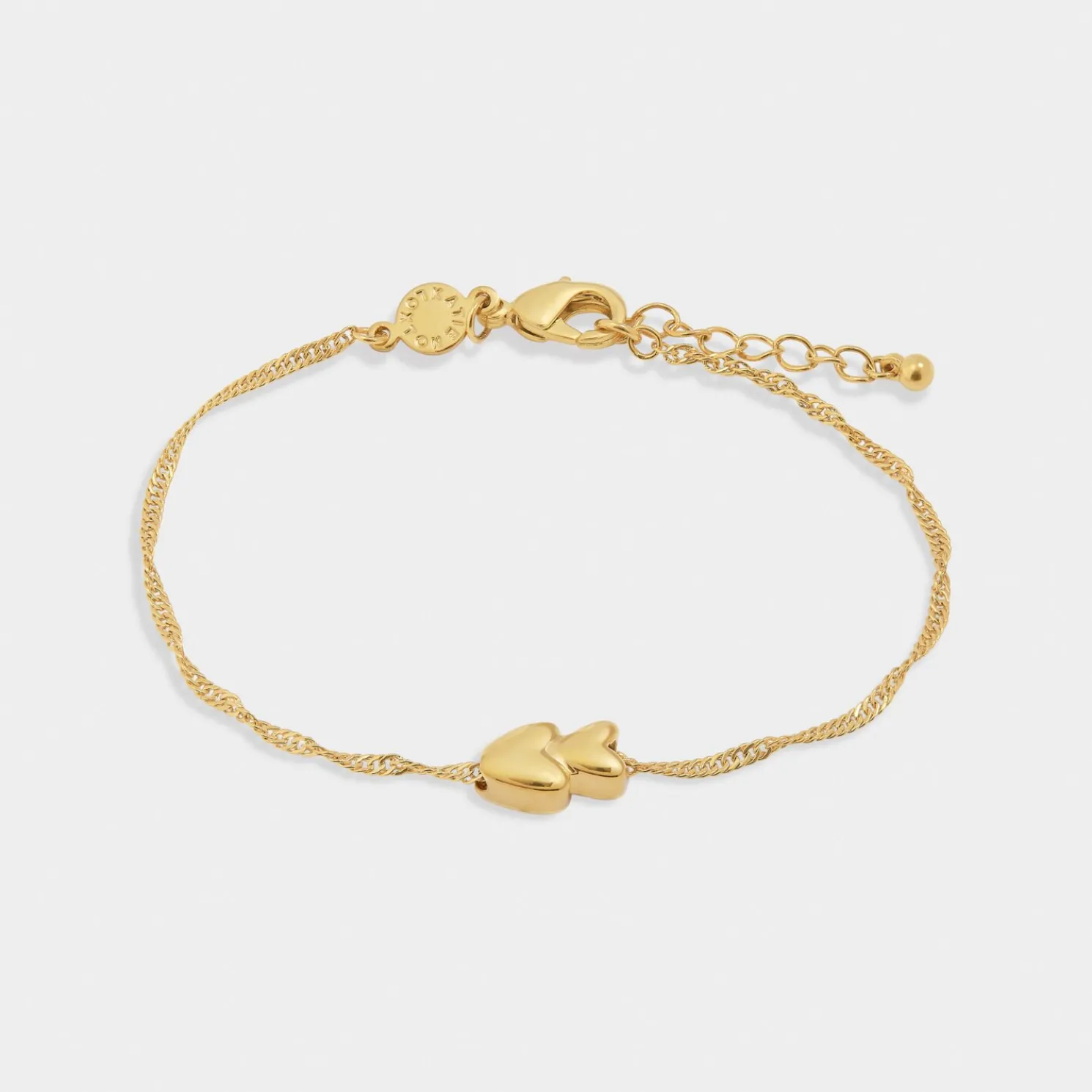 So Loved' Waterproof Gold Sentiment Bracelet