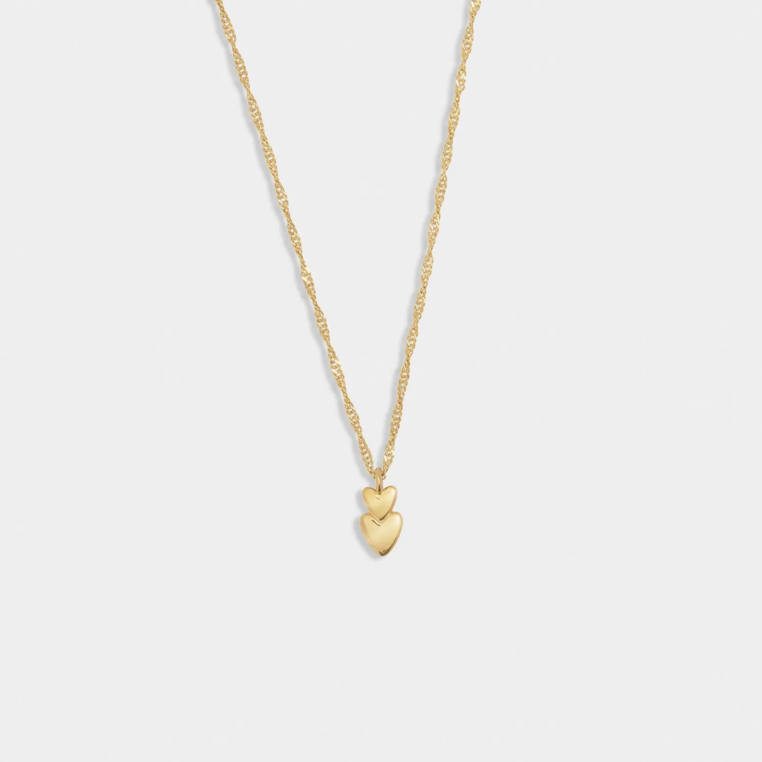 So Loved' Waterproof Gold Sentiment Necklace