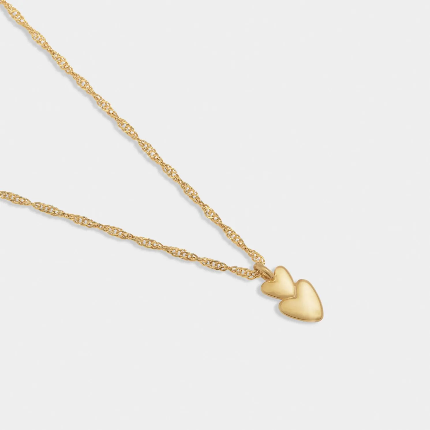 So Loved' Waterproof Gold Sentiment Necklace
