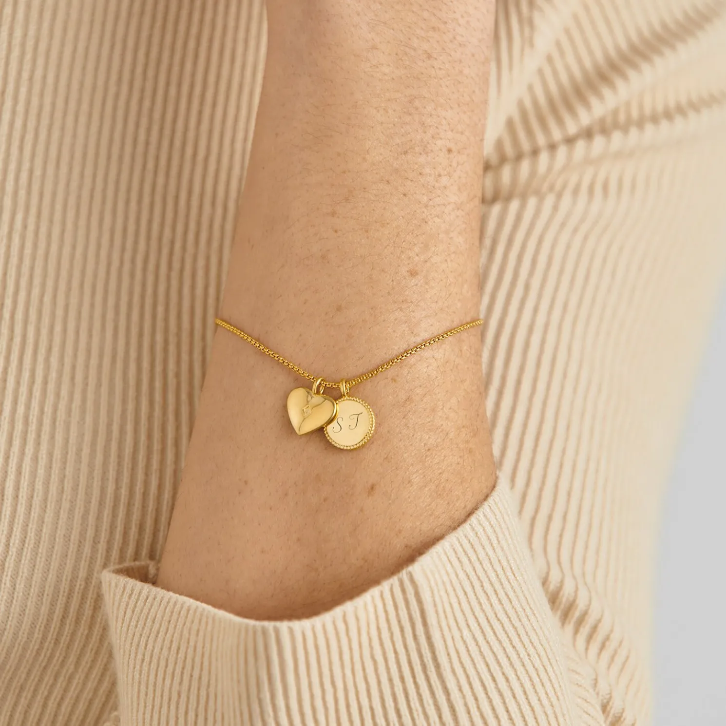 21st Birthday' Waterproof Gold Sentiment Bracelet