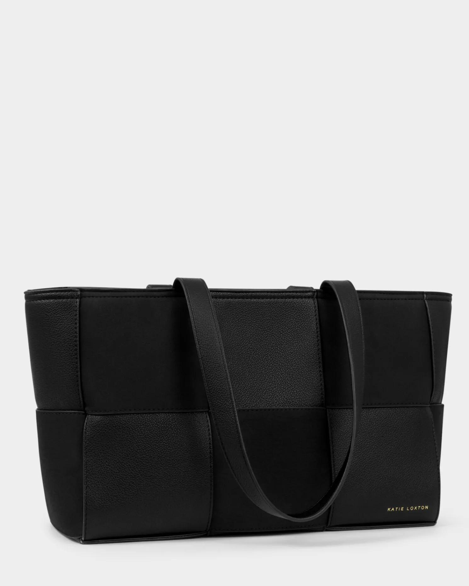 Taya Hand Woven Suedette Tote Bag