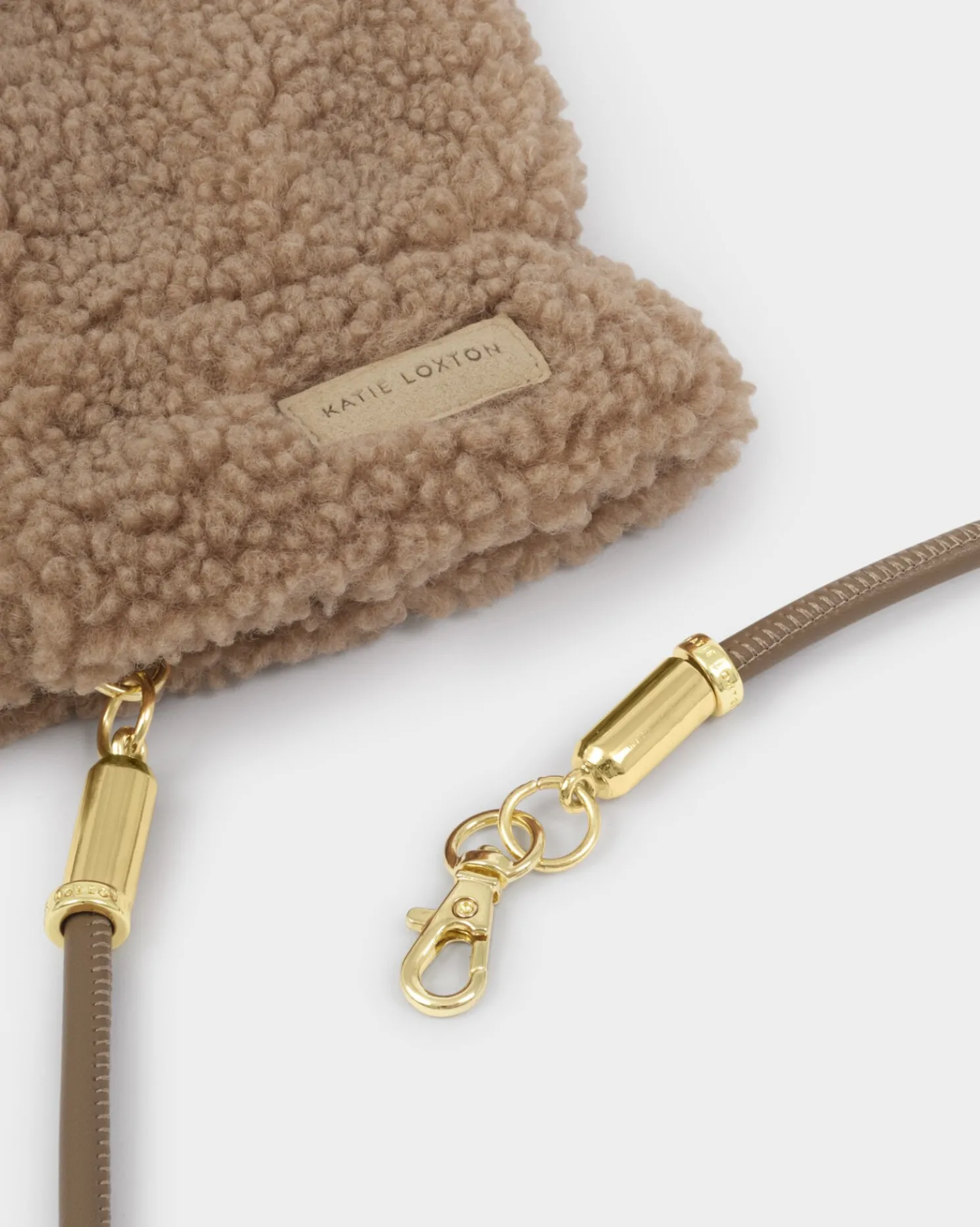 Teddy Mittens with Cord