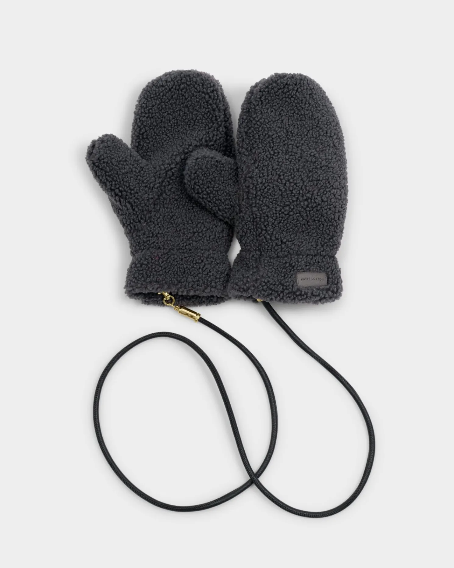 Teddy Mittens with Cord