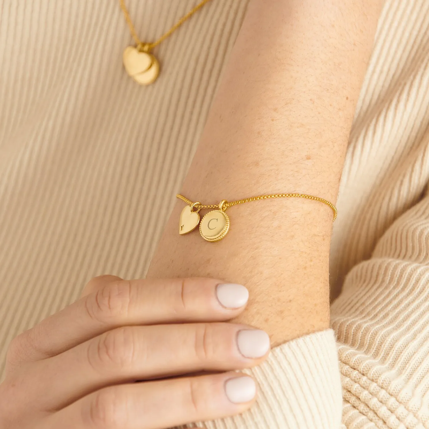 30th Birthday' Waterproof Gold Sentiment Bracelet