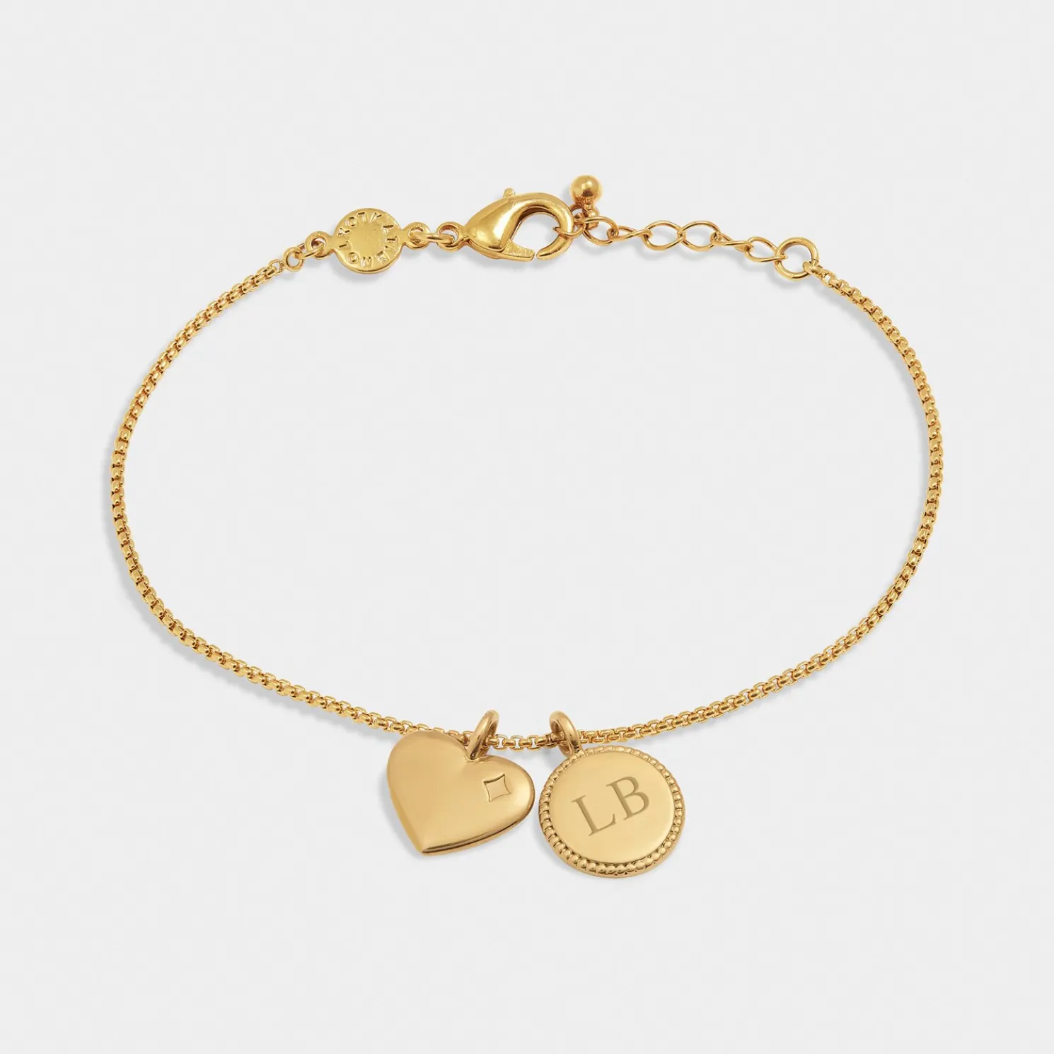 18th Birthday' Waterproof Gold Sentiment Bracelet
