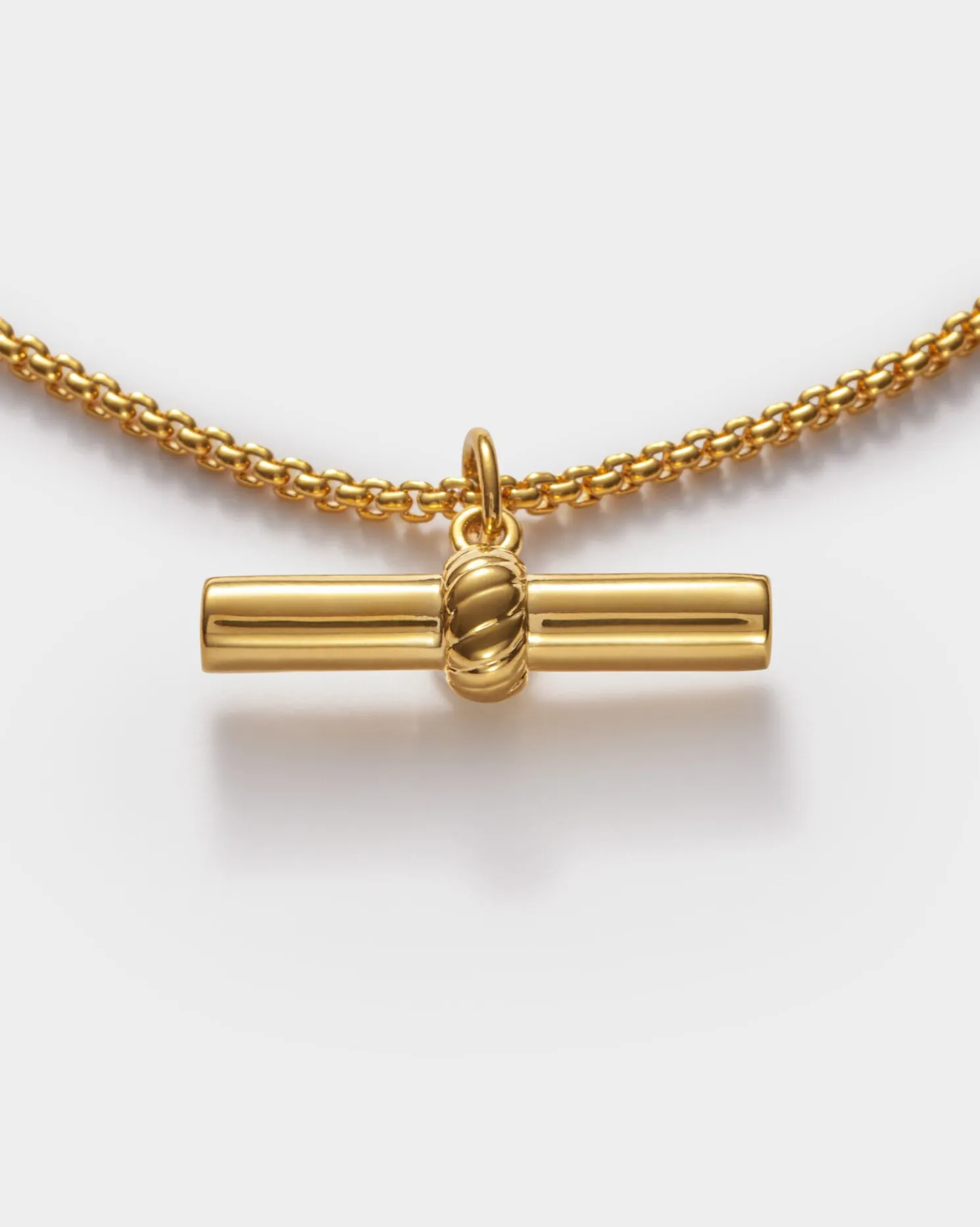 Themis Waterproof Gold T-Bar Bracelet