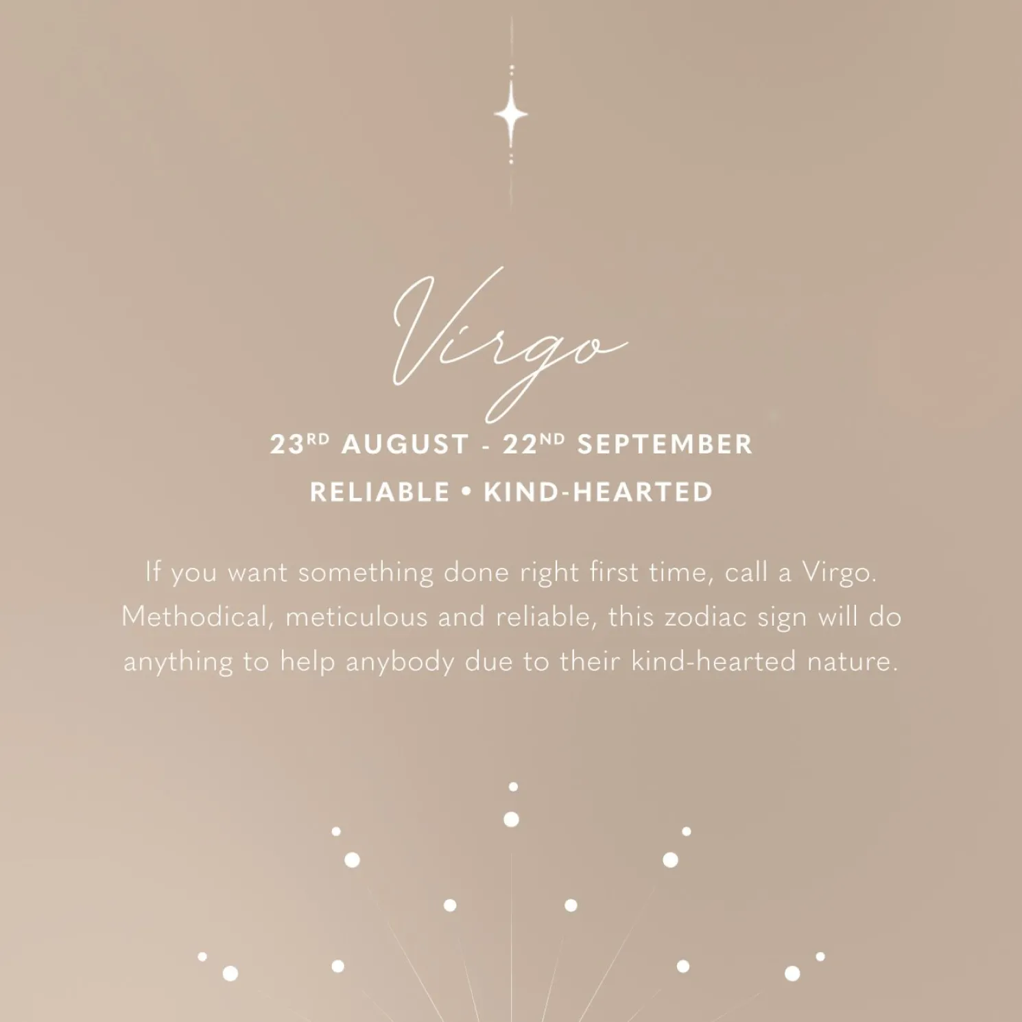 Zodiac Wristlet Pouch 'Virgo'